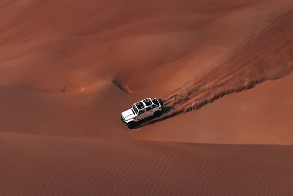 Self drive desert safari Dubai own car meeting point UAE